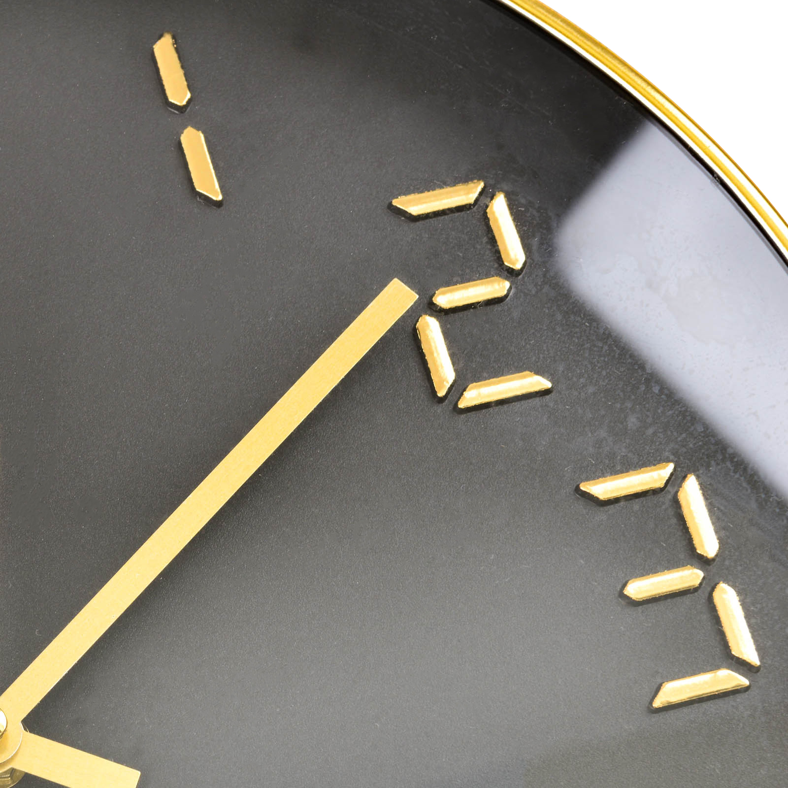 12英寸30cm静音挂钟创意时尚家用客厅立体数字简约钟表批发产品图