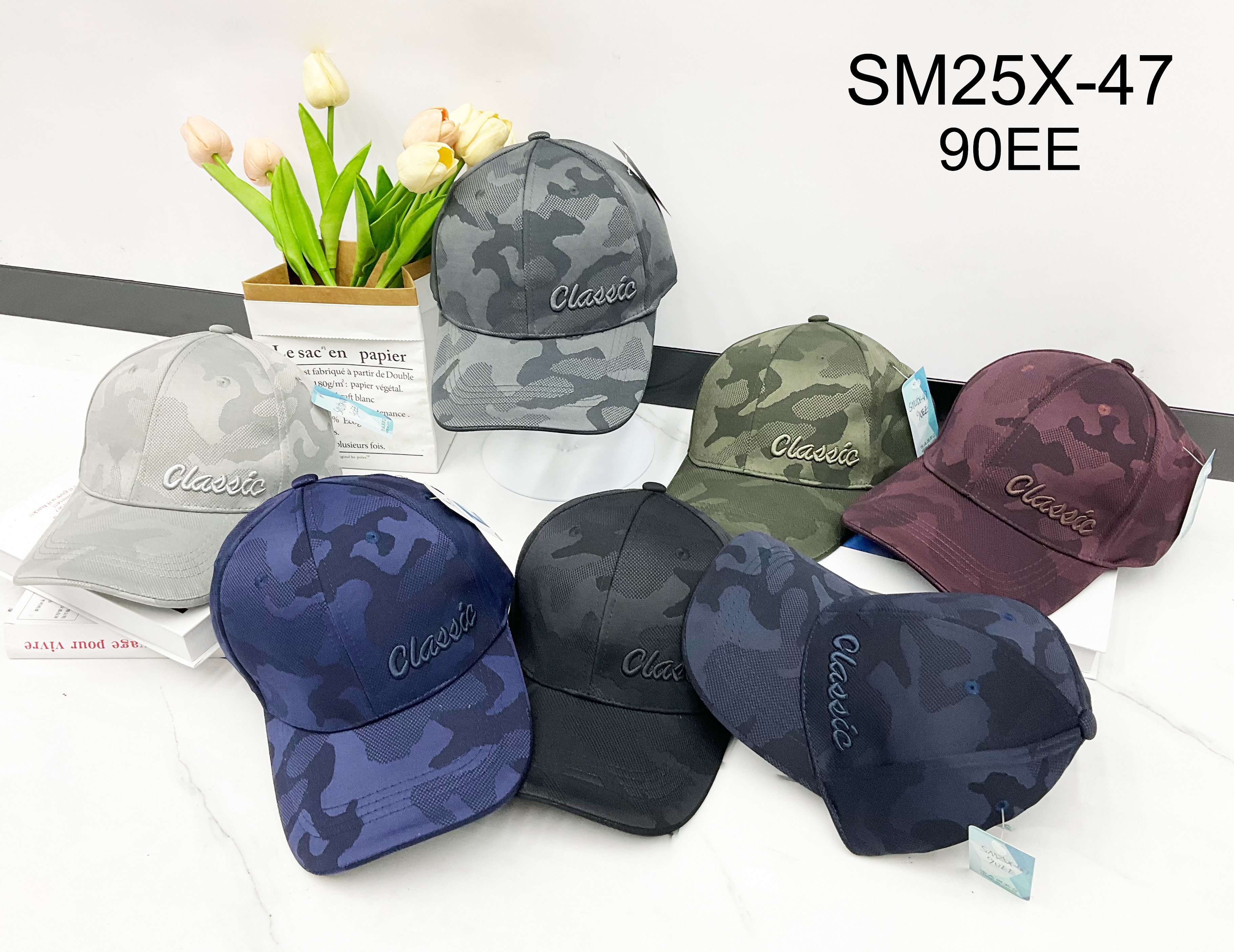 现货纯棉6片棒球帽户外纯色百搭刺绣logo帽子男士批发鸭舌帽