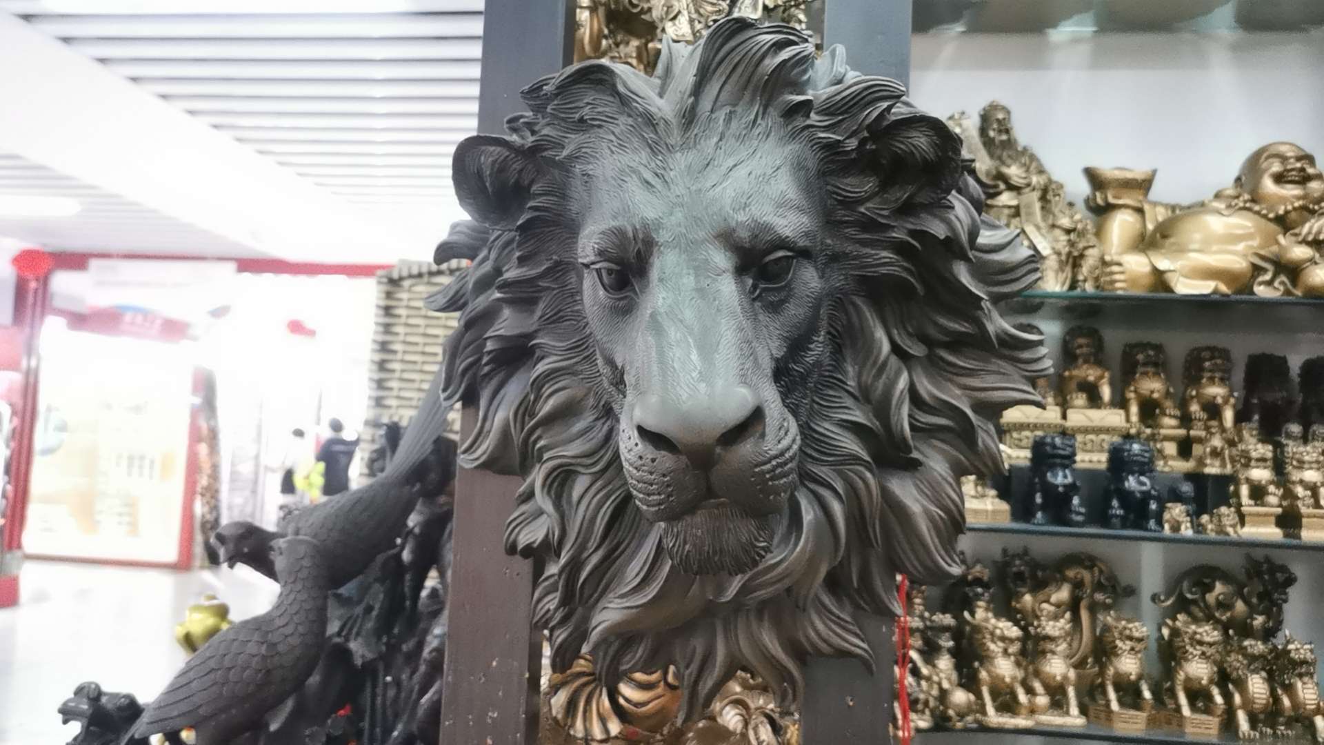 铜器装饰品狮子挂件