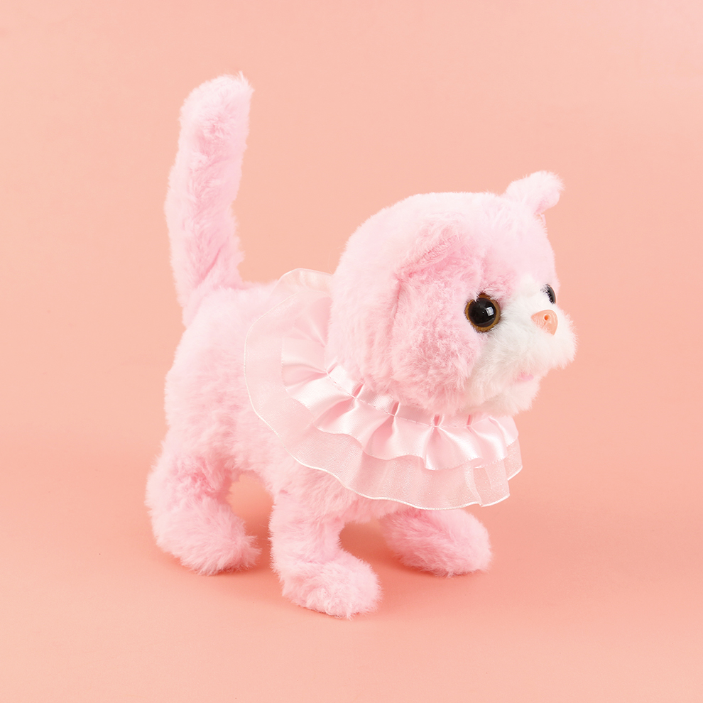 Meticulous and delicate! A cute and delicate electric plush kitten that can both meow and move, delicately meow and delicately move, exquisitely detailed and super considerate details Picture