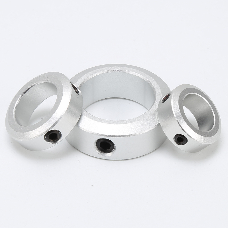 Aluminum alloy boss fixed ring, optical shaft step limit ring, bearing lock retaining ring, positioning thrust ring, fixed ring Specification drawing