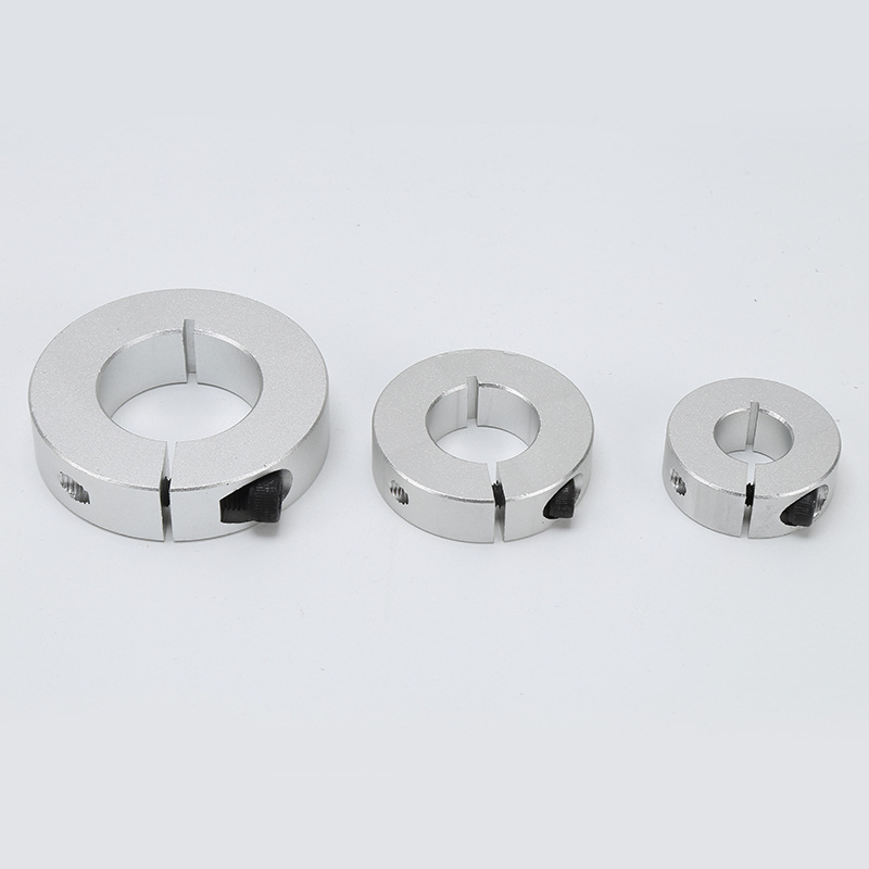 Open-type optical shaft fixed ring, bearing limit ring, positioning lock, retaining ring, thrust ring, aluminum alloy fixed ring details Picture