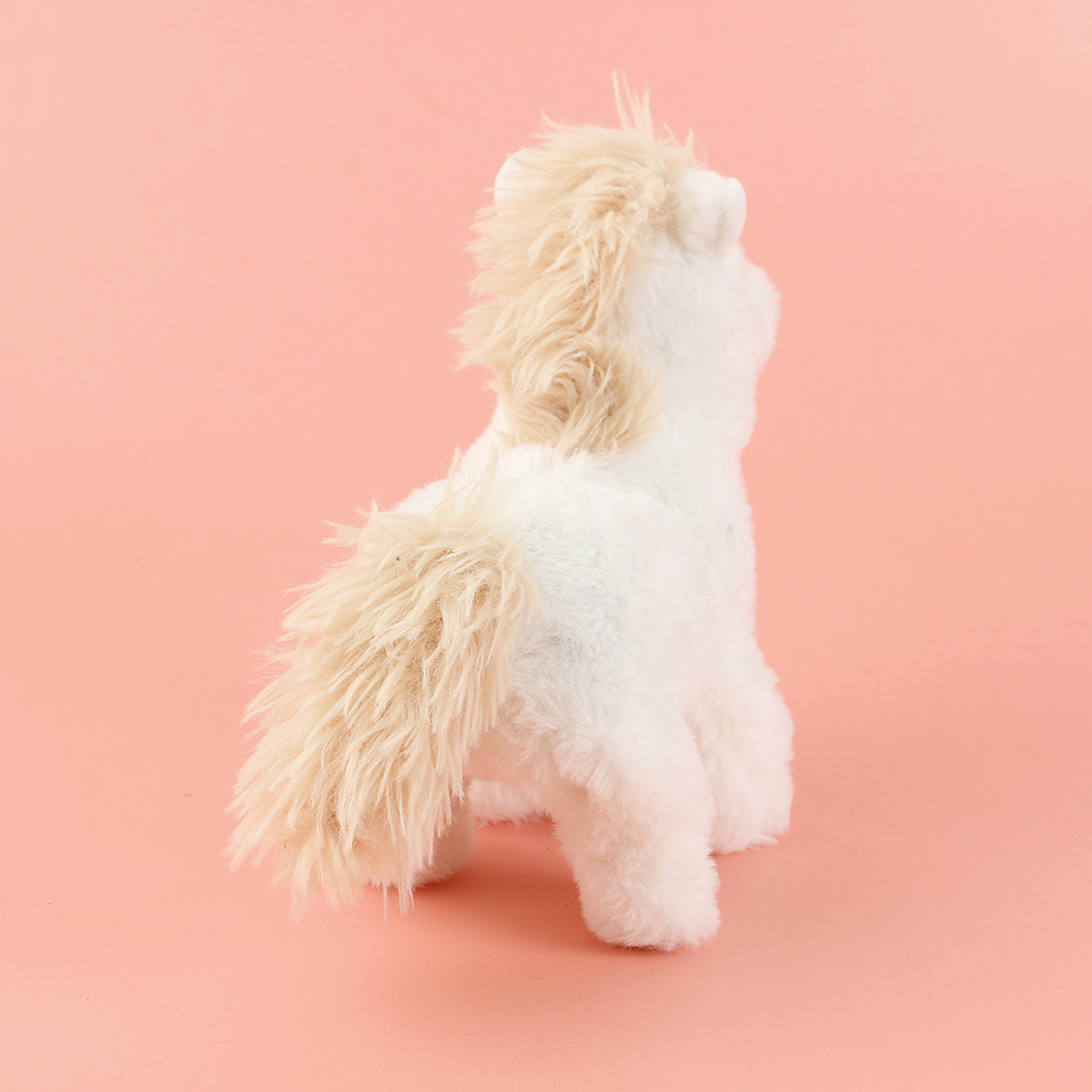 Hot sale! A cute and obedient electric plush little horse that can cry and move, gently calling and wagging its tail, gentle and adorable, a close companion for children Specification image