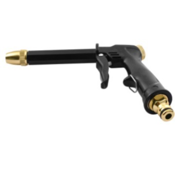 Best-selling extended and thickened black water gun, car wash water gun, flower burning garden water gun, pet bath showerhead Specification drawing