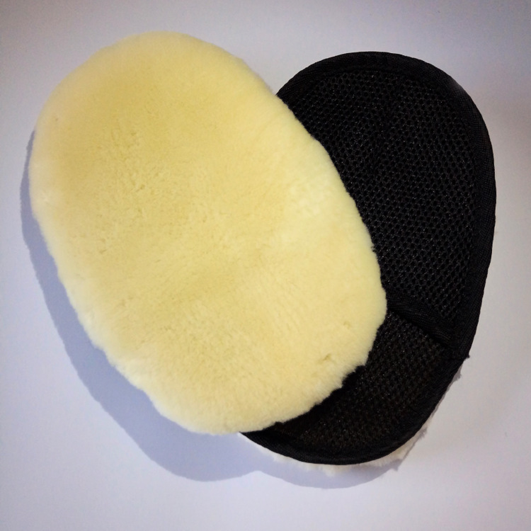 Double-sided wool-like gloves, polishing and waxing gloves, car washing gloves, double-sided gloves, wholesale of car cleaning tools details Picture
