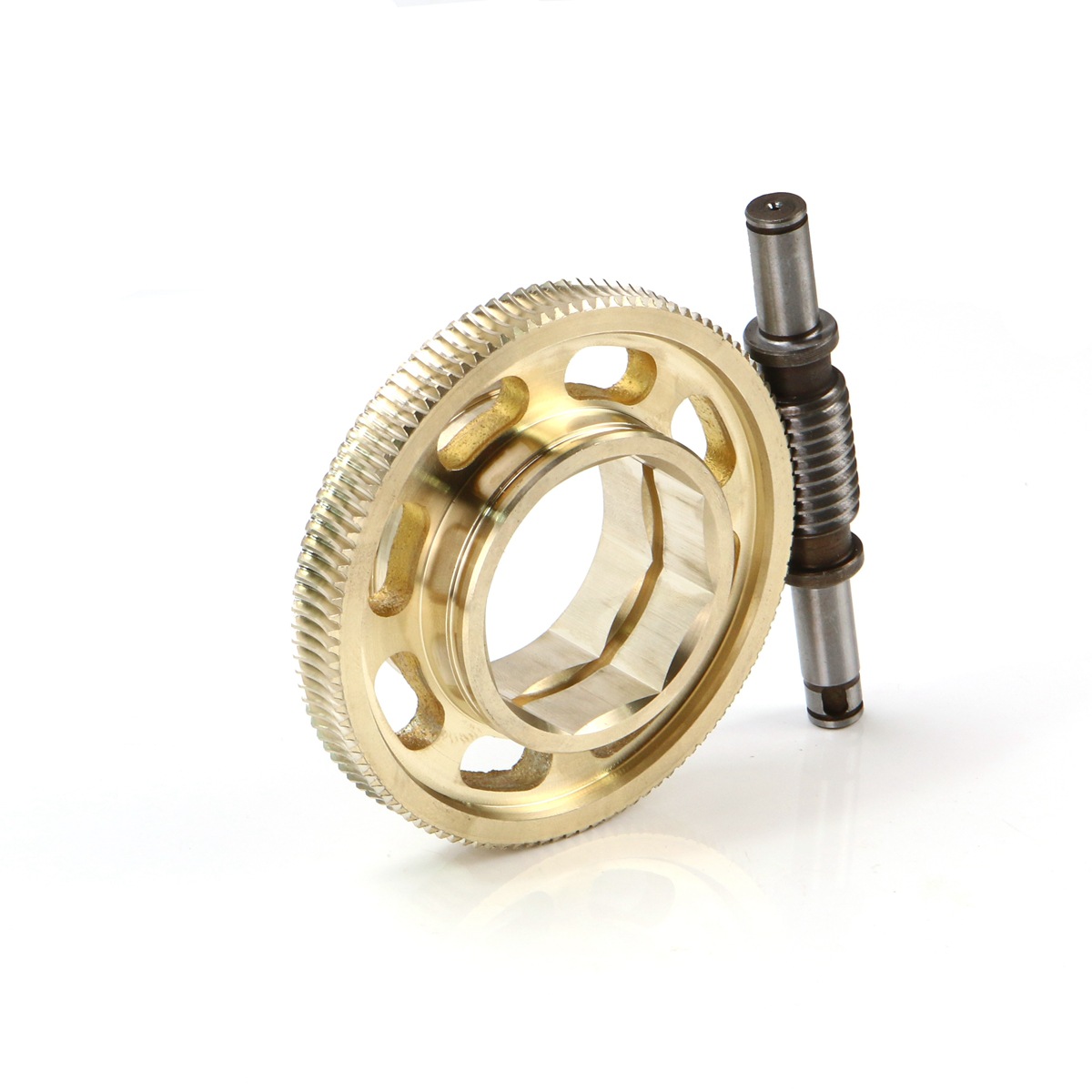 Factory direct supply and processing of high-precision mechanical parts for worm gears and worm rods, non-standard turbines, wear-resistant miniature Specification drawing