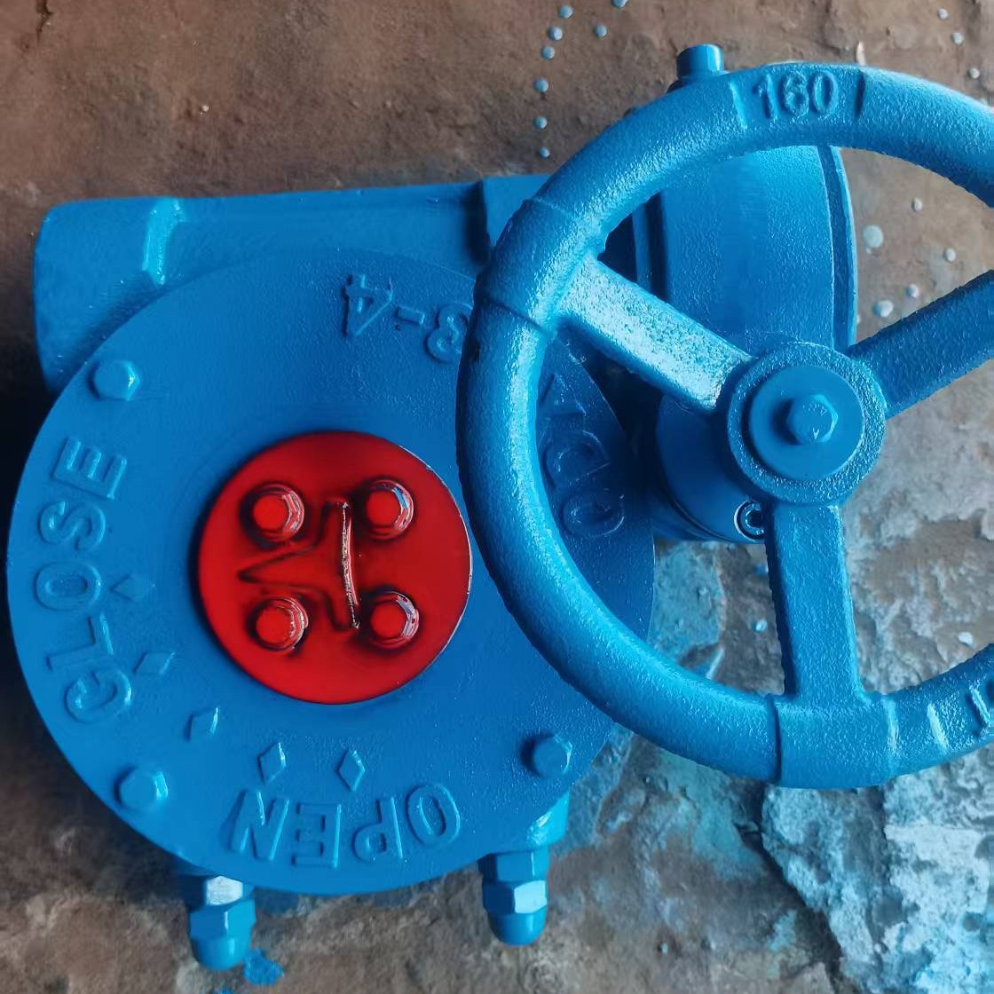 The original manufacturer's butterfly valve worm gear head box part of the rotary valve manual device QDX3 reduction Application Scenario