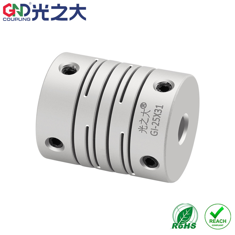 Guangzhi Da Transmission Elastic Coupling GI-25X31 encoder lead Screw Parallel line top screw coupling Specification drawing