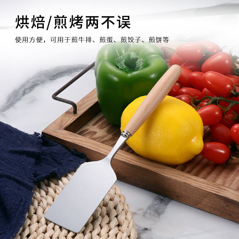 Stainless steel shovel, special stirring shovel for mud moxibustion paste, long-handled mud moxibustion stirrer, hot moxibustion paste tool shovel, factory direct sales Specification drawing