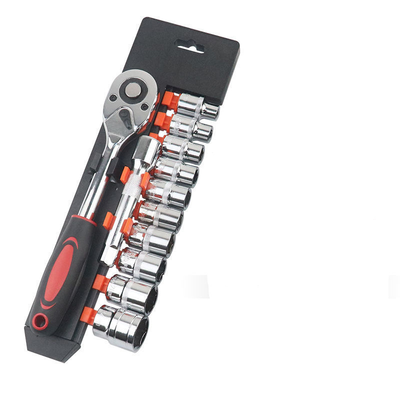Bracket socket wrench socket complete set of car repair tools, household quick ratchet wrench set combination hardware tools Specification drawing