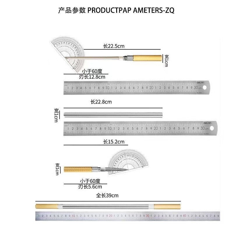 The all-steel new bestseller, Wukong Stick, is a hand-forged tea knife with exquisite craftsmanship. It features a double-headed Ba Wang stick and a household fruit knife Item Picture