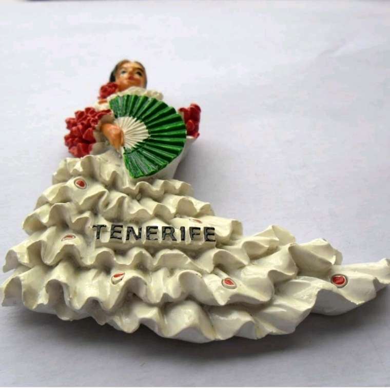 Spanish graceful dancers, resin magnets, fine fridge magnets, creative resin handicrafts, resin travel souvenirs, lightweight souvenirs detail image 11