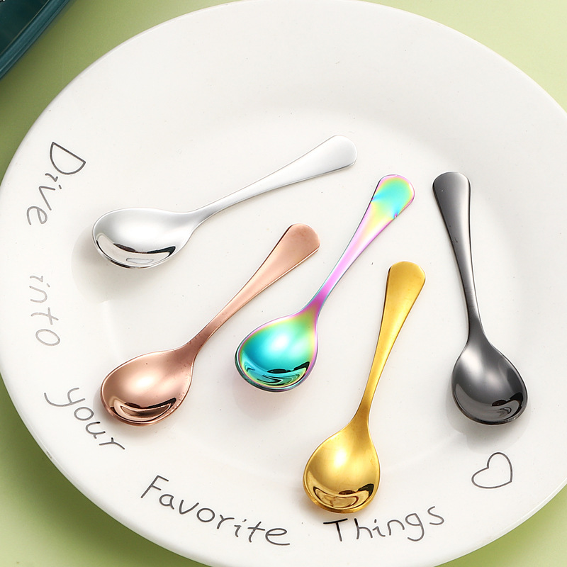 304 stainless steel seasoning spoon, mini small ladle, salt ladle, ice cream coffee ladle, dessert ladle, seasoning ladle, powder ladle Specification drawing