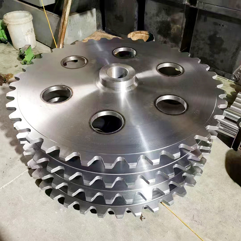 Single and double row mechanical transmission sprockets, industrial sprockets, 45 steel industrial sprockets, sprocket transmission accessories Specification drawing