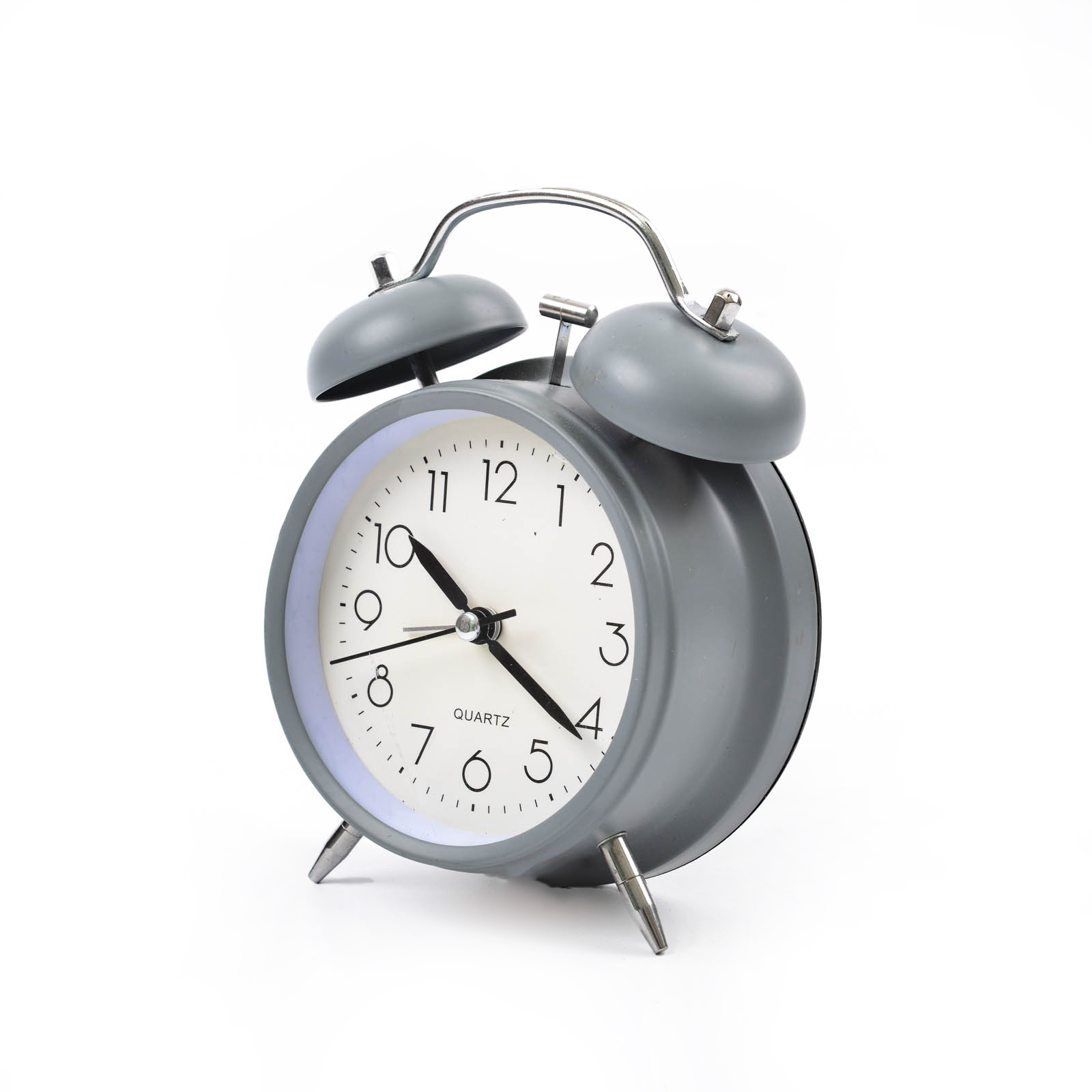 温馨糖果色打铃闹钟表大声懒人床头夜灯光静音简约时尚中小学生闹钟产品图