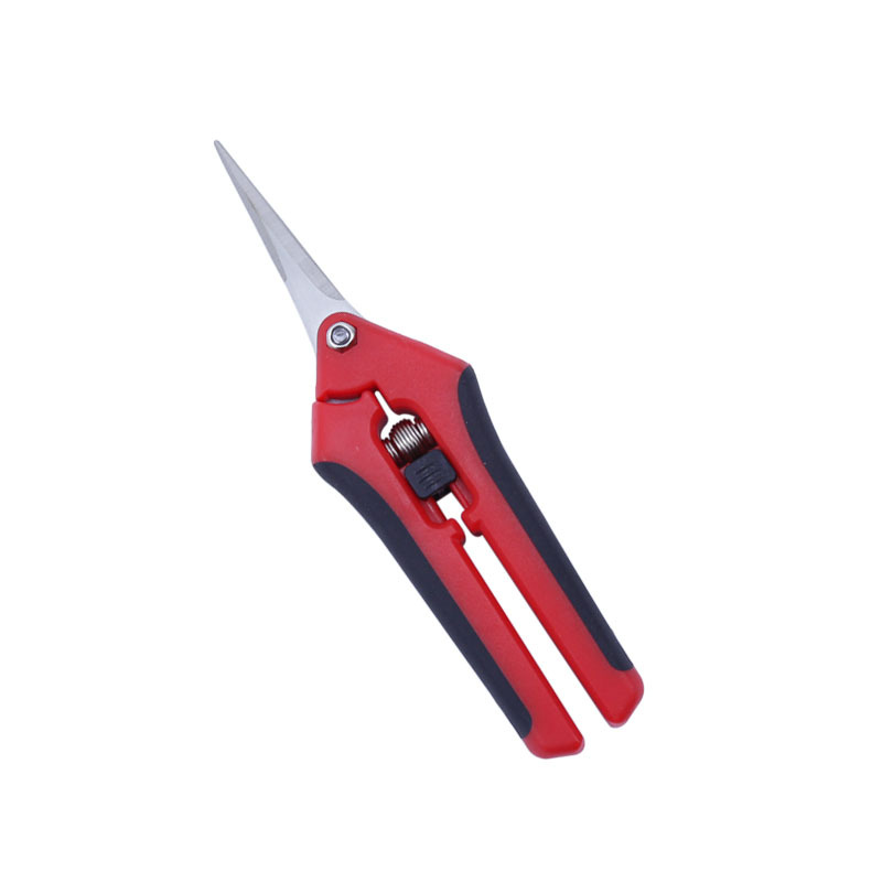 Wholesale stainless steel flower branch scissors, pruning shears, straight head garden tools, grape and vegetable shears, garden scissors manufacturer Item Picture