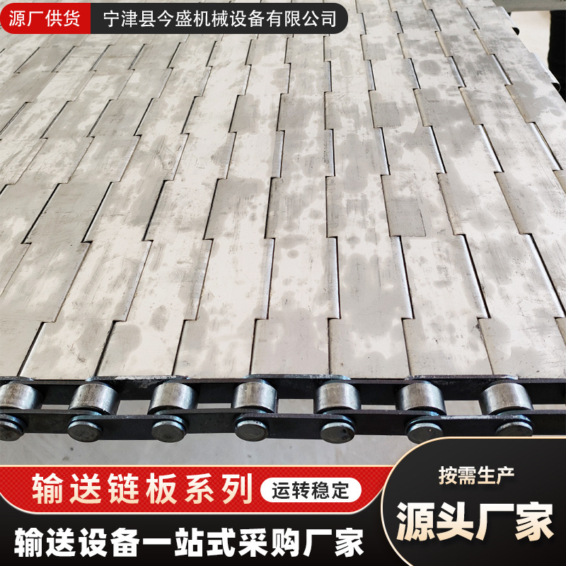 Supply 304 stainless steel conveyor chain plates for draining and perforating fruit and vegetable cleaning and drying, 304 stainless steel chain plates full figure