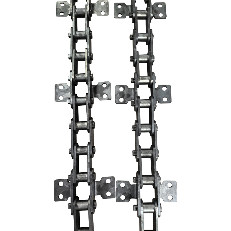 Large-pitch industrial chains, curved plate chains, large ball non-standard roller chains, single and double row heavy-duty carbon steel transmission chains Item Picture
