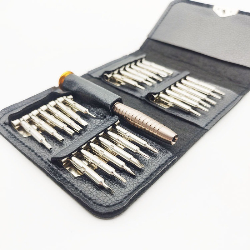 25-in-one screwdriver set, mobile phone disassembly tools, notebook repair, screwdriver case, multi-purpose screwdriver details Picture