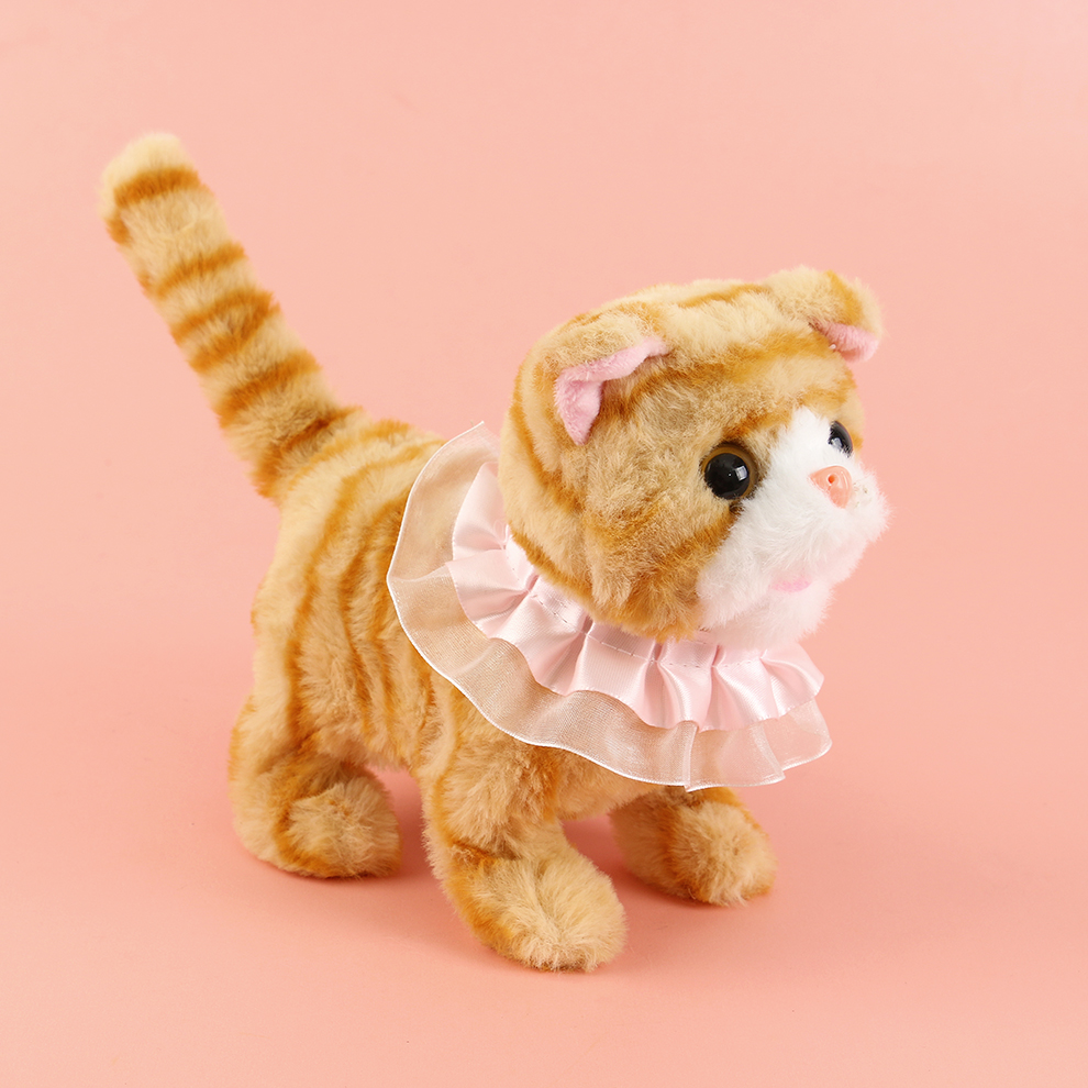 Meticulous and delicate! A cute and delicate electric plush kitten that can both meow and move, delicately meow and delicately move, exquisitely detailed and super considerate Specification image