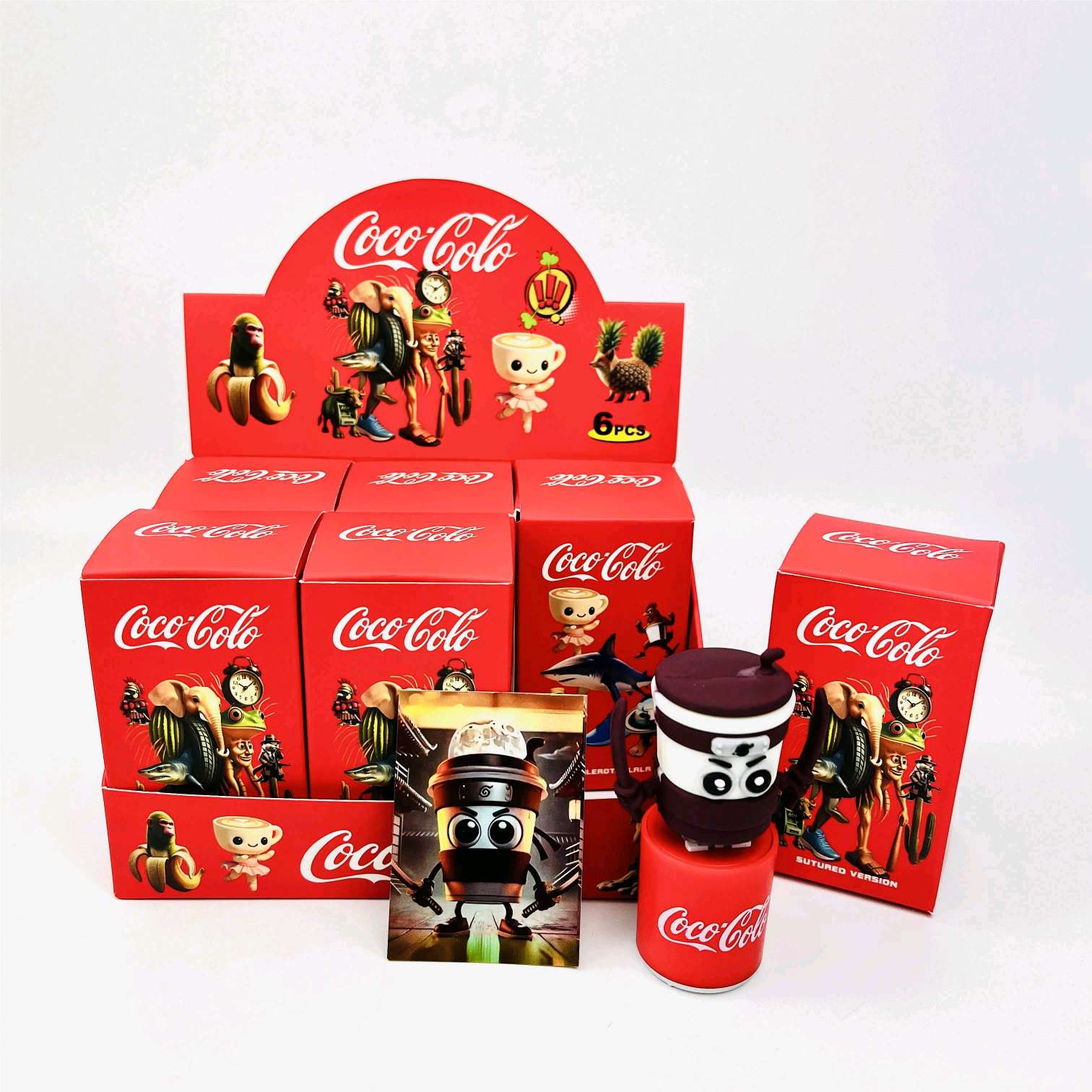 新款可乐罐儿童通通木棍人解压按键通用按键发声山海经玩具 解压玩具详情图2