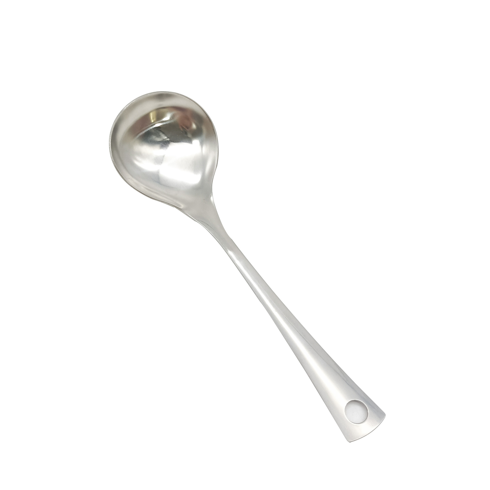 Stainless steel soup shell soup strainer, popular long-handled strainer spoon, kitchen soup and porridge spoon, household small soup spoon, restaurant hot pot spoon Item Picture
