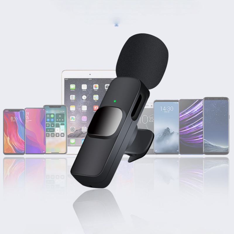K9 Lapel Clip, Macfeng lapel clip microphone, wireless lapel microphone, wireless microphone Type-c interface, one-to-two Specification image