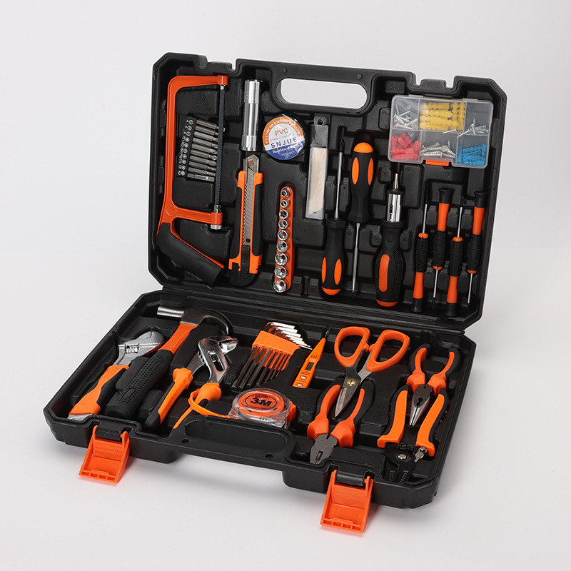 Direct sales from the manufacturer of the 102-piece set of carbon steel portable hardware tools for vehicles, Set 601-102 Item Picture