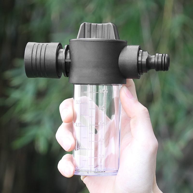 100ML car wash water gun, foam bottle, car foam spray bottle, multi-functional household foam dispenser with quick connection details Picture