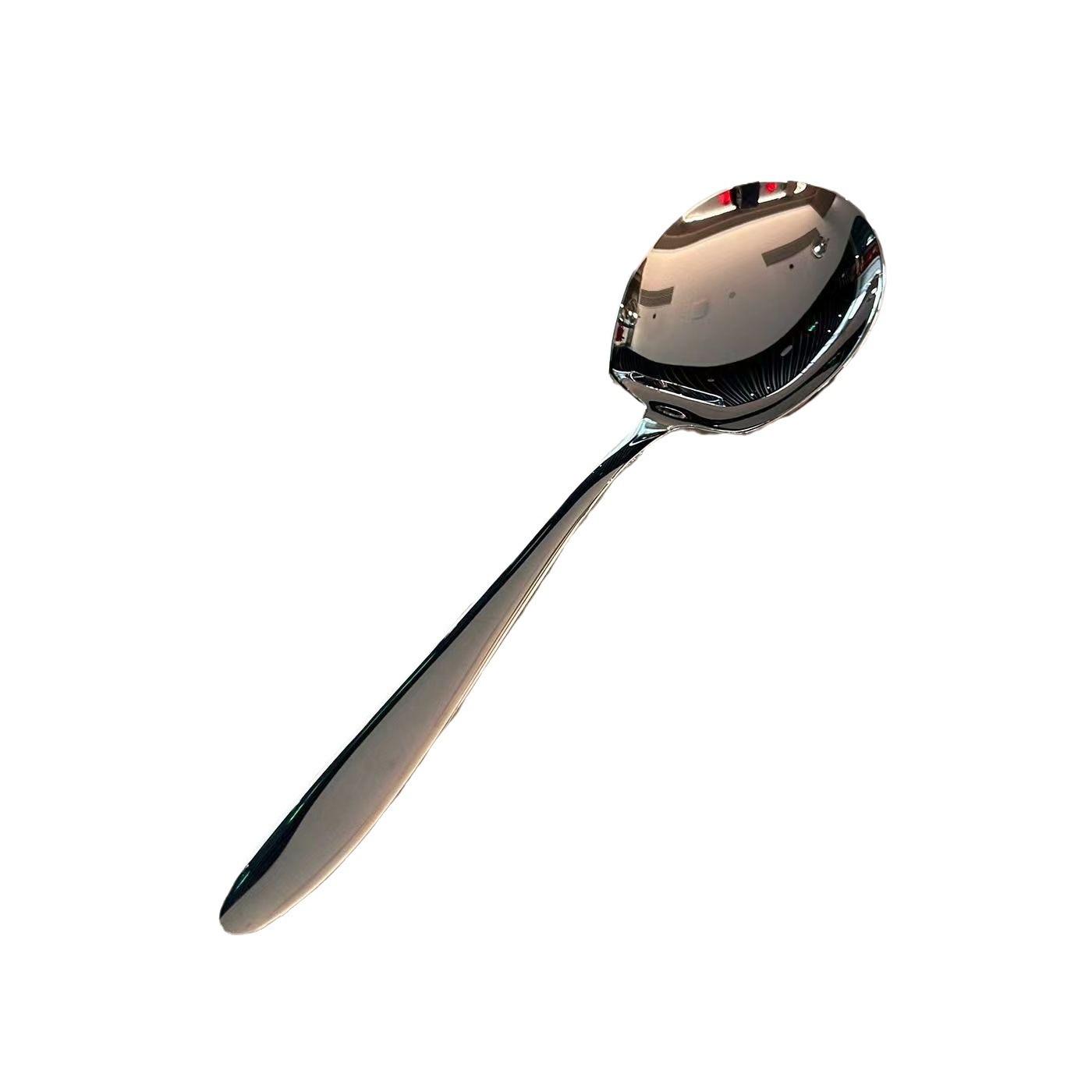 The stainless steel separate spoons for food in restaurants, communal spoons, and long-handled spoons in student dormitories Item Picture