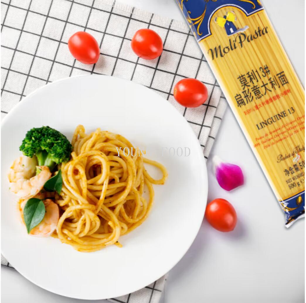 包邮 意大利原装进口面条硬质燕麦优质美食13#扁直条形意大利面详情6