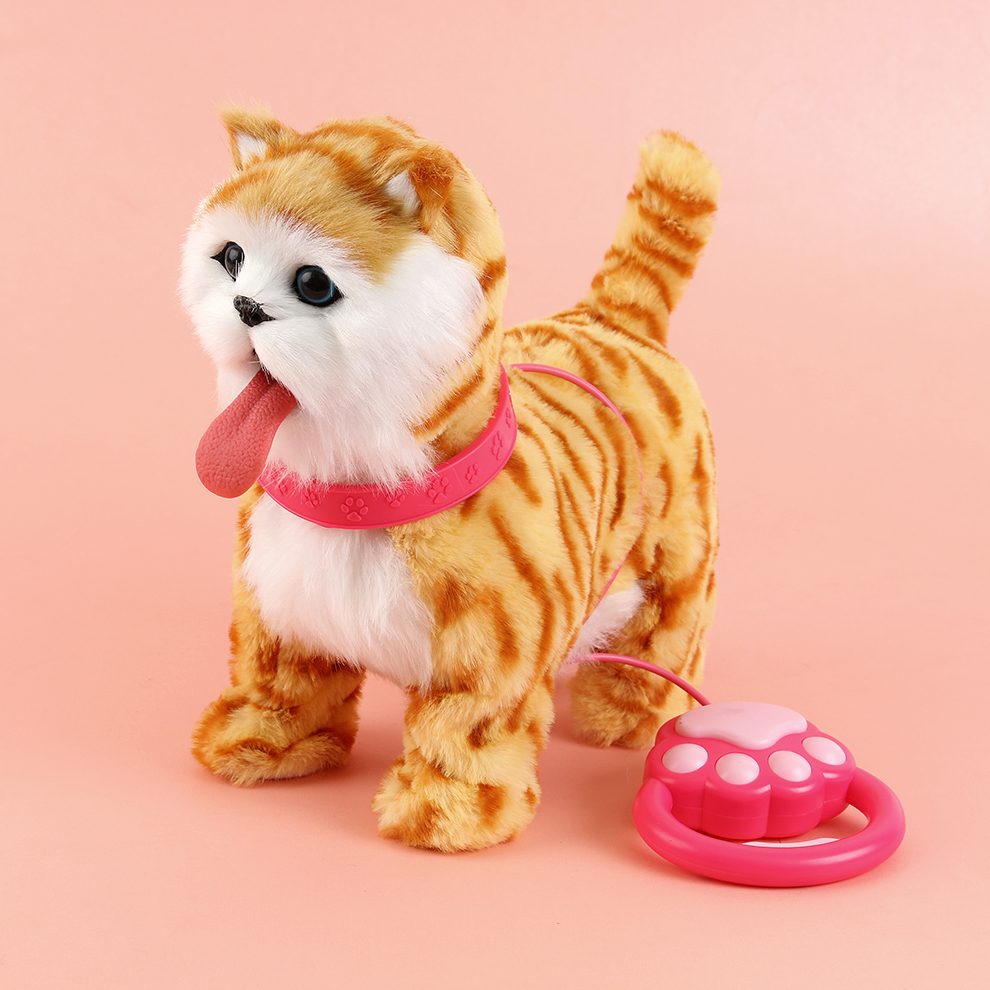 "Crazy grab!" The soothing electric plush kitten is always by your side. The recording retains the warmth, and the gentle singing is super clingy