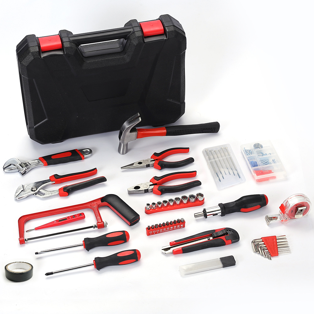 Wholesale of 108-piece sets of hardware gift tool sets, maintenance tool boxes, and multi-functional combination tool sets Item Picture