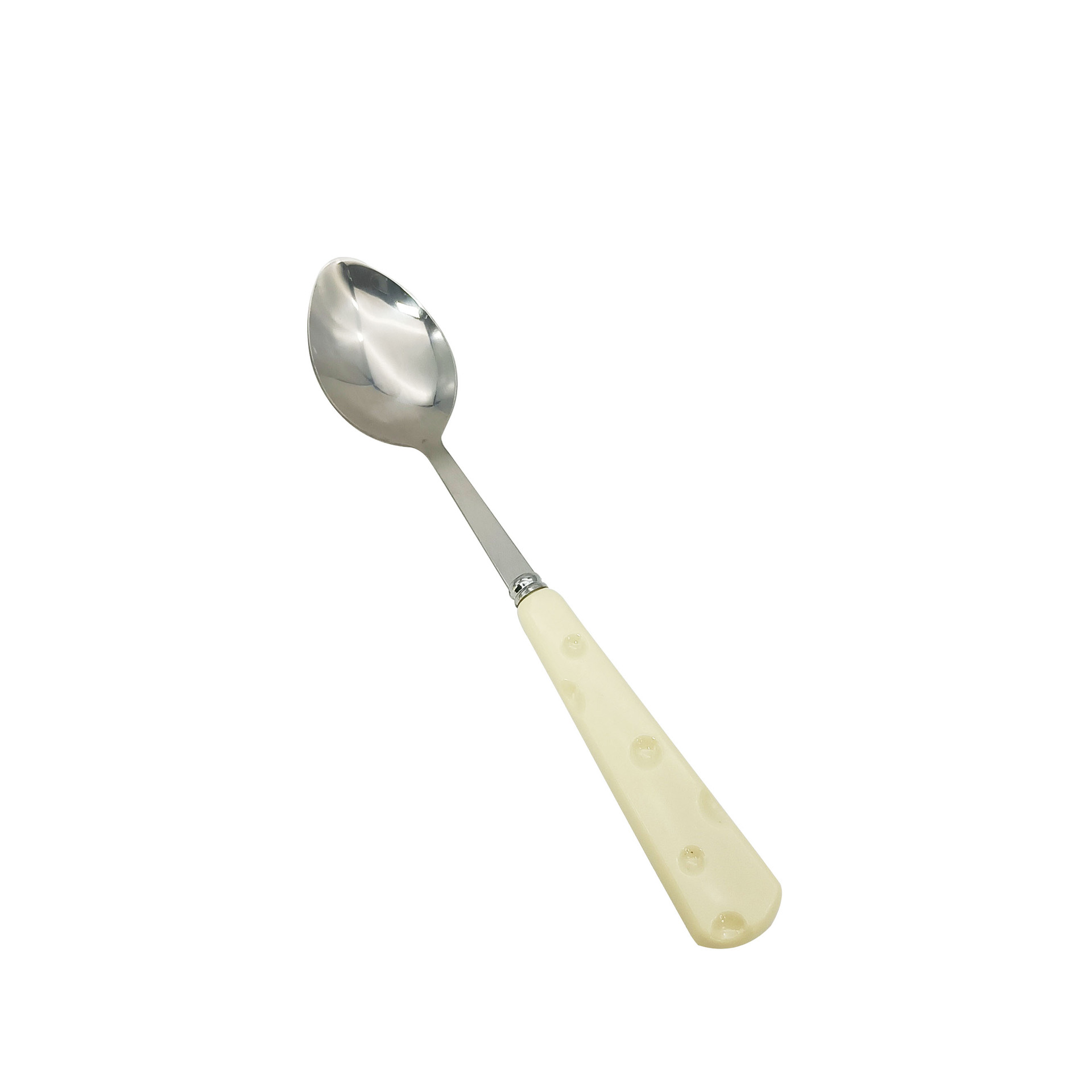 Light luxury ins knife, fork and spoon three-piece set, cute cheese dessert spoon and fork, Western tableware, stainless steel steak knife and fork Item Picture