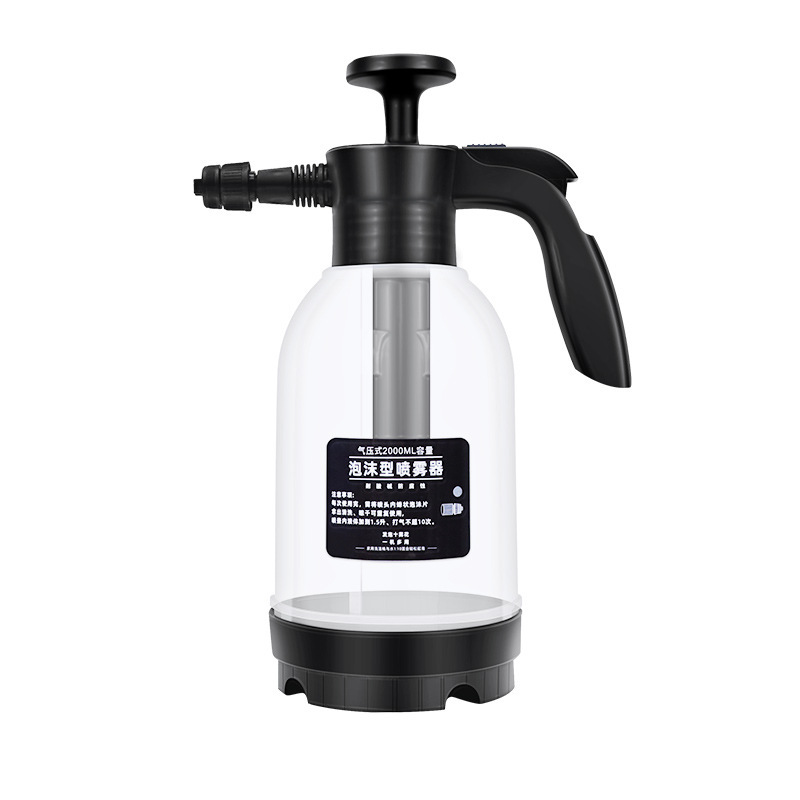 2L car wash foam bottle, spray bottle magic tool, bottle gun, manual car wash liquid generator, high-pressure hand spray car wash bottle Application Scenario
