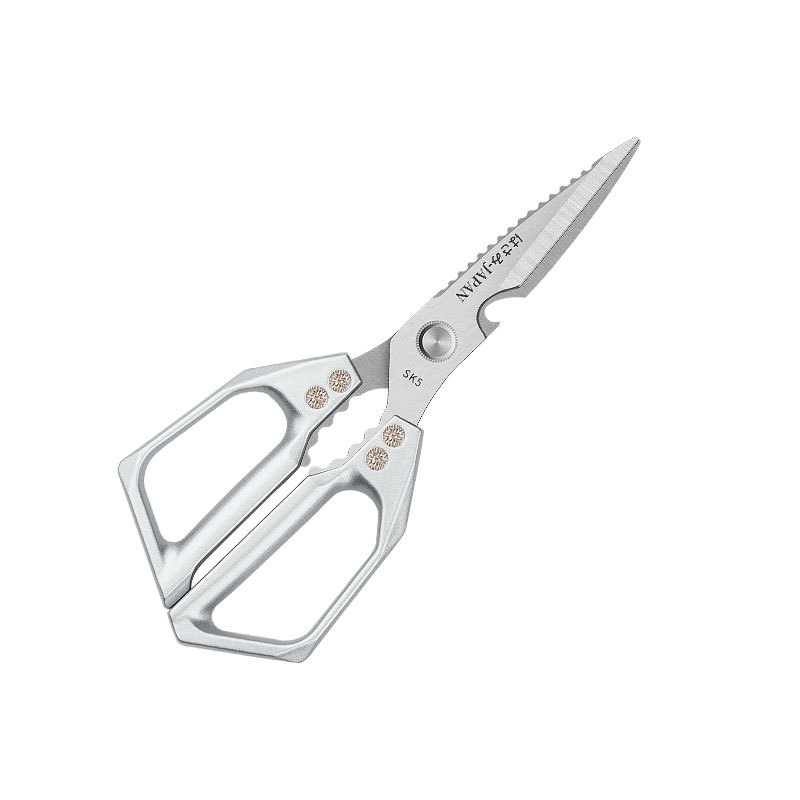 Stainless steel scissors, special for household kitchens, powerful chicken bone scissors, multi-functional barbecue scissors, food and fish-killing scissors, FCM Item Picture