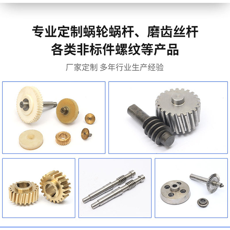 ∅47x2.5ms non-standard grinding worm material 42crMo worm gear and worm thread transmission parts wholesale details Picture