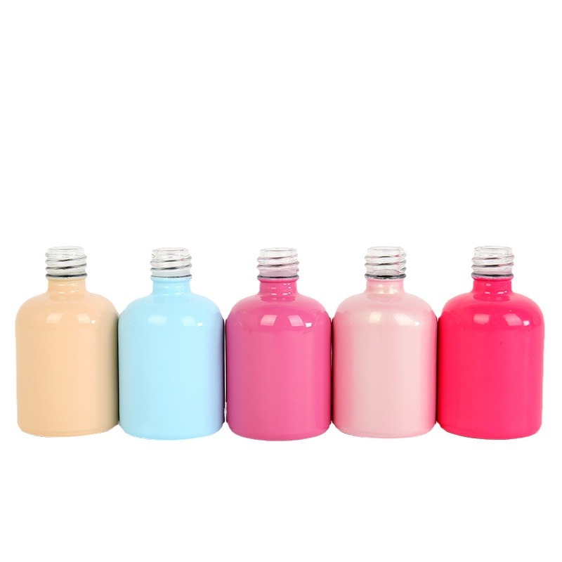 15ml empty round bottle of nail polish gel, fashionable nail polish bottle, colored liquid lip gloss, portioned glass bottle wholesale 5