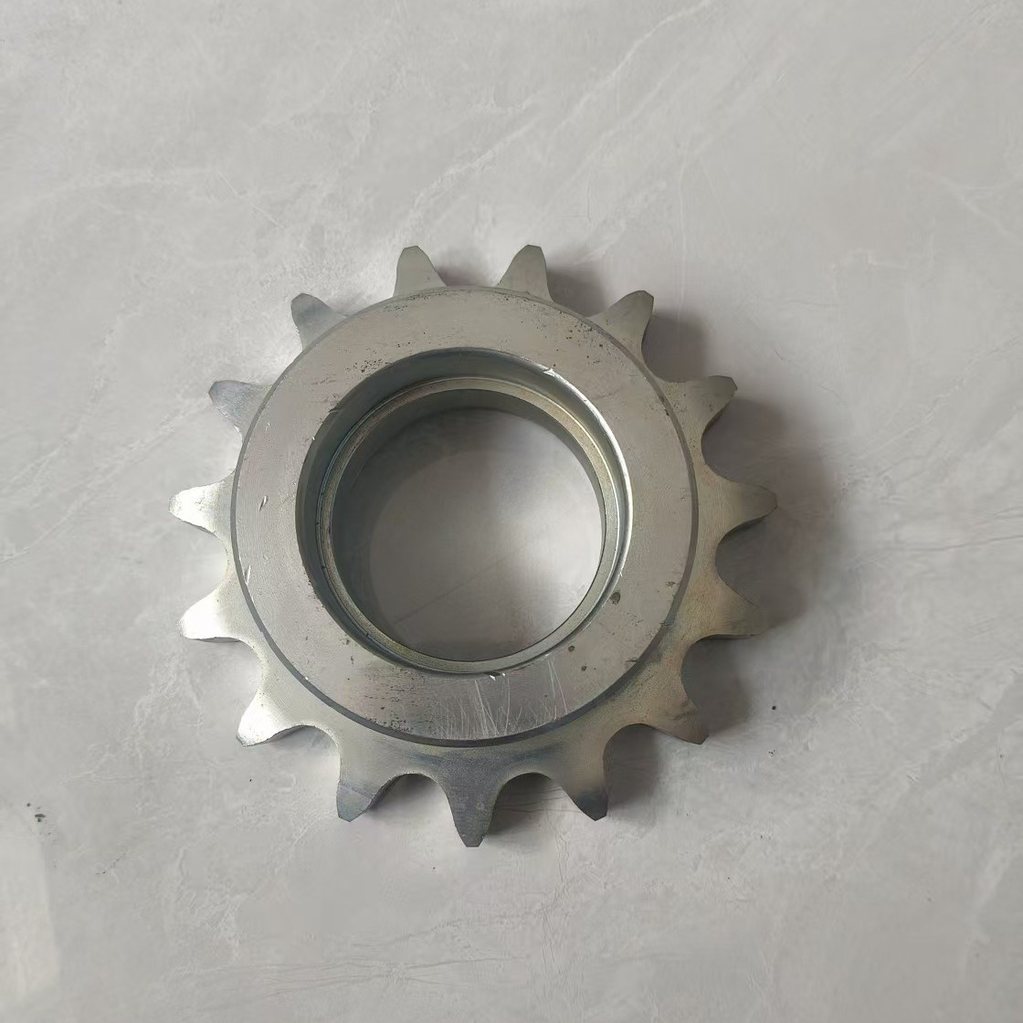1.2-inch double-axis position sprocket idler tensioning sprocket with single and double bearing inert sprocket chain tensioning gear Specification drawing