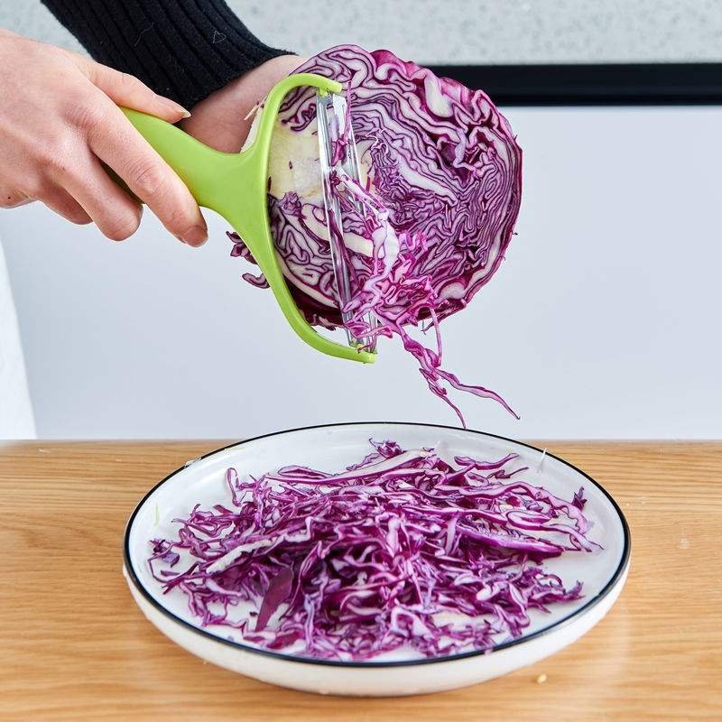 Household cabbage grater, cabbage grater, dual-purpose peeler, wide-mouthed cabbage, Japanese cabbage grater, kitchen tools Application Scenario