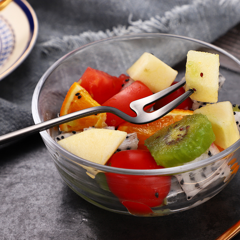 Cross-border exclusive stainless steel 304 spoons, creative ice cream coffee spoons, fruit forks, wall-mounted mixing spoons, mug spoons details Picture