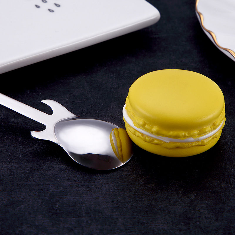 Amazon 304 stainless steel spoon, guitar spoon, coffee whisker spoon, ice bar spoon, music bar spoon, mug spoon details Picture