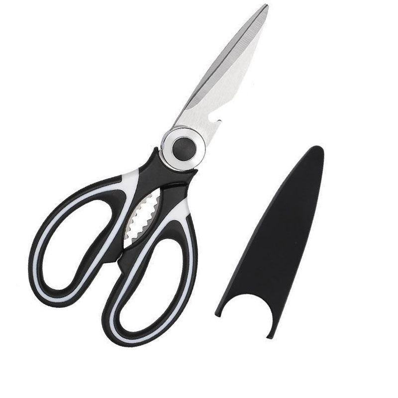 Household kitchen scissors, multi-purpose panda scissors, Yangjiang stainless steel food chicken bone scissors, can pick walnuts Item Picture