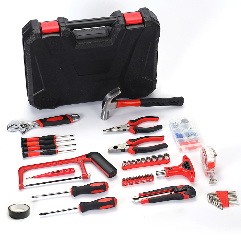 Wholesale of 43-piece household hardware sets, gift tools, repair toolboxes, and multi-functional combination tool sets Item Picture