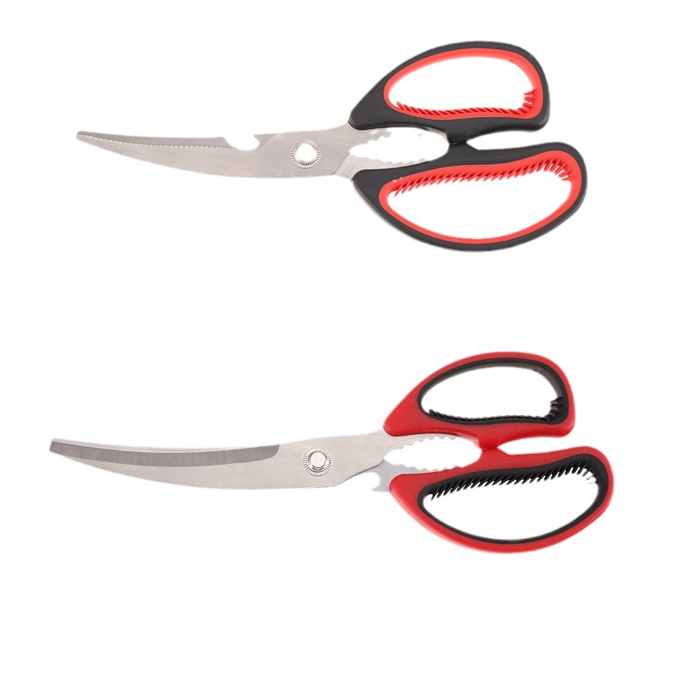 Korean-style barbecue special scissors, stainless steel kitchen food scissors, chicken cutlet steak barbecue scissors, multi-functional scissors Item Picture