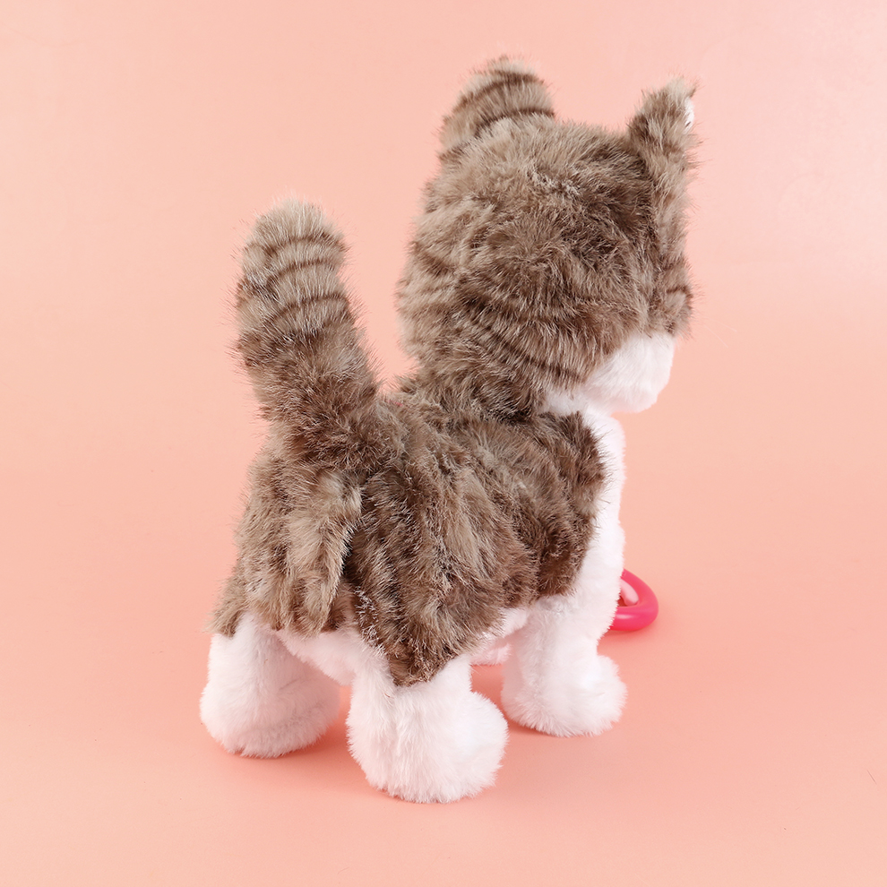 Gentle and graceful! Gentle and graceful electric plush kitten, super gentle in daily companionship, recording captures gentle moments, gentle and lovely singing Specification image
