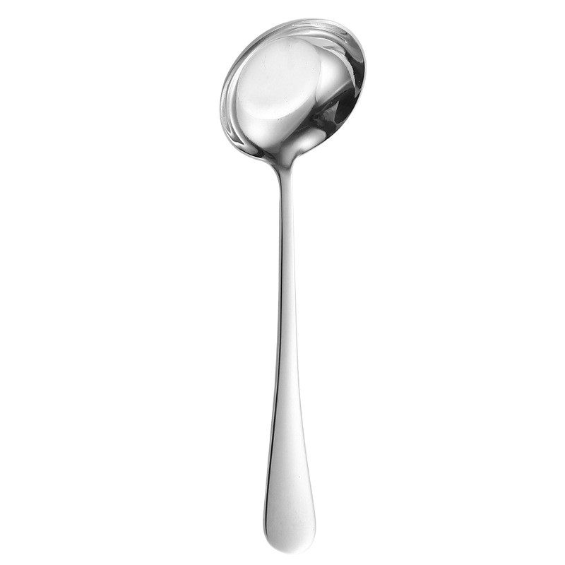 316 stainless steel round-head flat-bottomed spoon, cartoon animal spoon, children's rice spoon, household long-handled spoon, deep spoon Item Picture