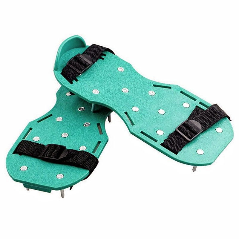 Garden grass cleats, garden cleats, soil loosening shoes, lawn inflatable soil loosening shoes, self-leveling epoxy gardening tools Application Scenario