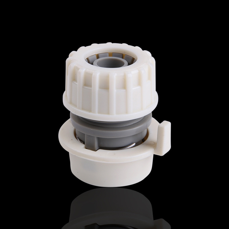 Factory direct sales of 4-point multi-purpose faucet quick water pipe connection lock tube type washing machine adapter Application Scenario