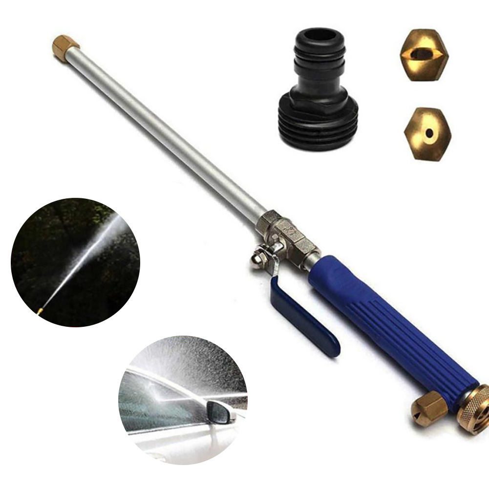 Household high-pressure car wash water gun, portable cleaning, all-copper water gun head, spray car wash water gun, garden water gun full figure